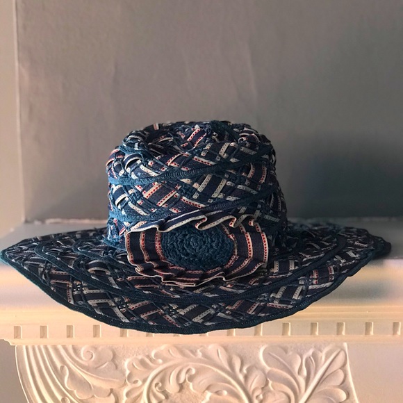 Vintage Cynthia Rowley summer woven hat - Picture 4 of 8